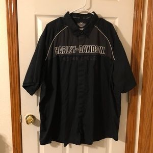 Harley-Davidson Button-Up Pit Shirt - 4XL